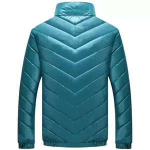 Chaquetas acolchadas de invierno para hombre de moda, prendas de vestir exteriores acolchadas cómodas y cálidas, ideales para uso al aire libre y uso diario informal - Product Image 3