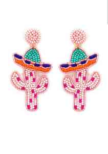 Colorful Handmade Seed Beaded <b>Earrings</b> Lightweight Fashion Jewelry Export Quality At Cheap Price - Product Image 6