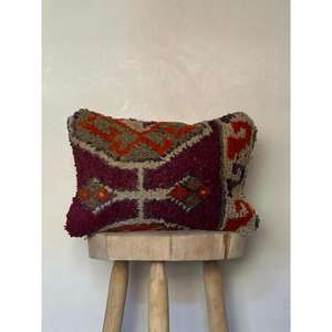 Housse de coussin marocaine faite à la main, coussin traditionnel berbère, coussin décoratif bohème pour canapé, coussin en coton pour la décoration de la maison - Product Image 1