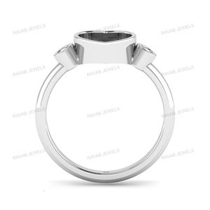 Coeur de qualité supérieure 8x8mm CZ ensemble cendres en résine joli cadeau de promesse pour maman en argent massif 925 souvenir bague d'éternité - Product Image 5