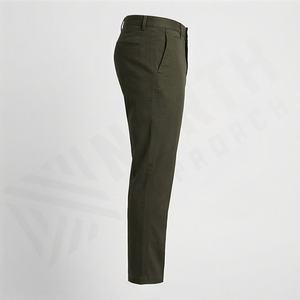 กางเกงลำลองผู้ชายคุณภาพพรีเมียม ผ้าฝ้าย ทรงตรง เอวกลาง ผ้าทวิล ชิโน่ รุ่นใหม่ล่าสุด ปี 2022 สีสั่งทำได้ - Product Image 3