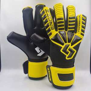 Gants de sport de gardien de but de football professionnel pour jeunes Matériau en latex de haute qualité avec logo et design personnalisés - Product Image 1