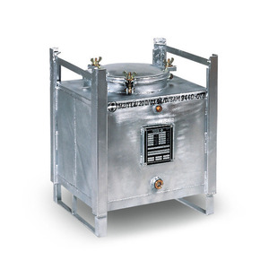 Contenitore ASF, a doppia parete, volume da 100 a 1000 litri, zincato a caldo - Product Image 1