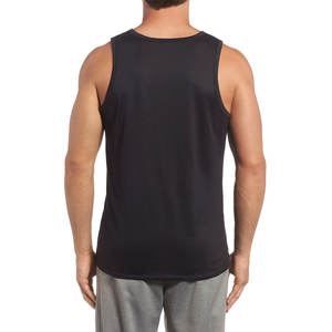 เสื้อกล้ามกล้ามเนื้อสีดำสำหรับผู้ชายเสื้อแขนกุดออกกำลังกายฟิตเนสยิมวิ่งเล่นยิม - Product Image 3