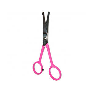 กรรไกรตัดขนจมูกและหูสแตนเลสเพื่อการกรูมมิ่งอย่างปลอดภัย กรรไกรตัดแต่งขนจมูกและหูแบบมืออาชีพ - Product Image 1