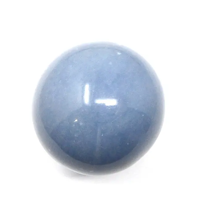 Natural polished Blue Angelite crystal spheres high quality Snowflake Obsidian gemstone ball spheres for Sell