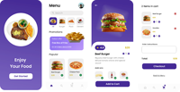 Aplicación personalizable de pedidos y entrega de alimentos en línea de grado empresarial con soporte multilingüe para restaurantes