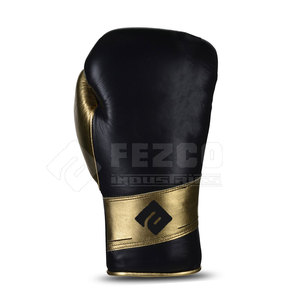 Gants de boxe en cuir confortables fermeture à crochet et boucle évacuant l'humidité pour l'entraînement en salle de sport exercice sportif mousse souple Durable - Product Image 2
