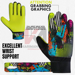 Guantes de Portero de Fútbol para Niños y Jóvenes, Niños y Niñas, Palma de Látex Antideslizante con Relieve, Guantes de Portero con Dorso de PU Suave, Guantes para Jugadores de Campo - Product Image 6