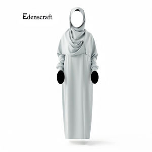 Fabricantes de ropa abaya de lujo de longitud completa abaya jilbab vestido modesto poliéster musulmán ropa tradicional elegante suelta - Product Image 6