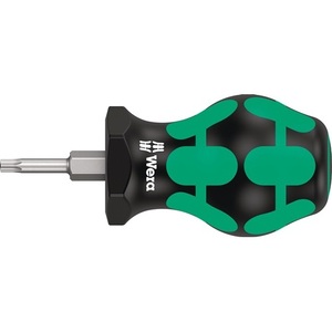 Wera Torx Stubby <b>Screwdriver</b> T10 25mm Blade Length 2-Component Handle - Product Image 1