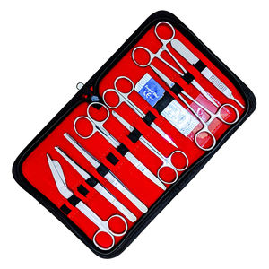 Kits quirúrgicos avanzados de 10 piezas con mango de bisturí, cuchillas, portaagujas, pinzas, Kit de cirugía médica - Product Image 6