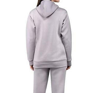 Chándal con capucha de algodón 100% para mujer, superventas, logotipo personalizado, patrón sólido, nuevo mejor diseño a bajo precio - Product Image 4