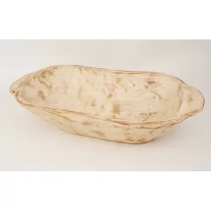 Vintage Look Customized High Quality Handmade <b>Dough</b> <b>Bowl</b> Latest Style Modern Design Wooden <b>Dough</b> <b>Bowl</b> in Natural Finishing - Product Image 2