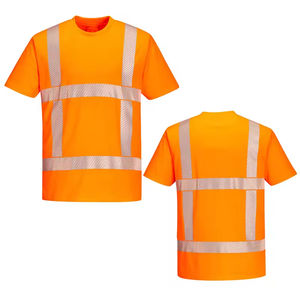 High Visibility Reflective Safety <b>Work</b> <b>Shirt</b> for <b>Men</b> Industrial Construction Use Polyester Anti-UV Breathable OEM Service - Product Image 3