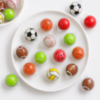 Bonbons gélifiés en forme de ballon de football, fourrés, en gros, bonbons à la saveur de jus de fruits, fabrication OEM personnalisée, certifiés Halal