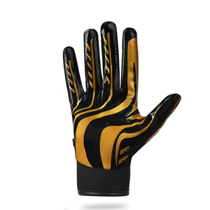 Guantes de portero de fútbol profesional personalizados de alta calidad, tela transpirable, goma suave al por mayor para exteriores - Product Image 4