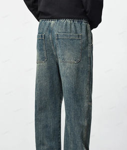 Jeans en denim extensible de qualité supérieure à coupe classique pour hommes - Confortables, durables, élégants, broderie, écologiques, disponibles en tous les modèles - Product Image 5