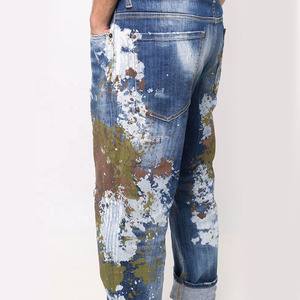 Comfortable Fit Acid Wash Technique Men's Denim <b>Jeans</b> Pants Design Your Own Style Denim Bottom Pant For Adults <b>Boys</b> - Product Image 4