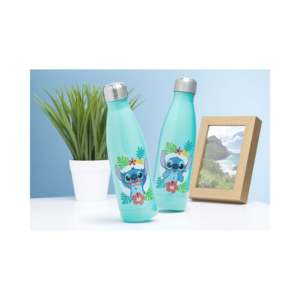 Botella de Agua con Aislamiento al Vacío de Doble Cara con Diseño Clásico de Disney Lilo & Stitch de 460 ml, Tamaño de Viaje con Tapa - Product Image 4