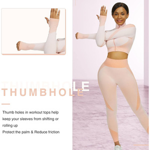 Survêtement de gymnastique léger pour femmes, coupe-vent et respirant à séchage rapide, impression de logo personnalisée pour les entraînements Yoga Casual Wear - Product Image 4