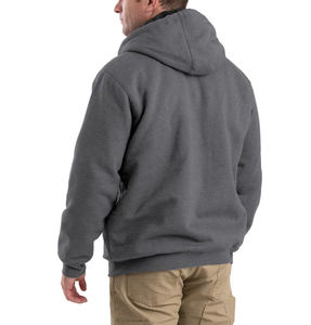 Sudadera con capucha y cremallera para hombre con forro térmico para un calor extra para actividades al aire libre y ropa informal cómoda y duradera - Product Image 5