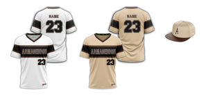 Camisetas de béisbol unisex de alta calidad cosidas para hombre, camiseta de béisbol sublimada con cuello redondo para hombre - Product Image 3