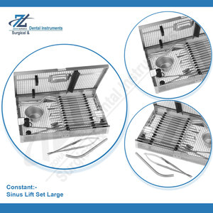 Grand kit d'instruments dentaires chirurgicaux manuels réutilisables en acier inoxydable pour lifting sinusal, Pakistan - Product Image 4