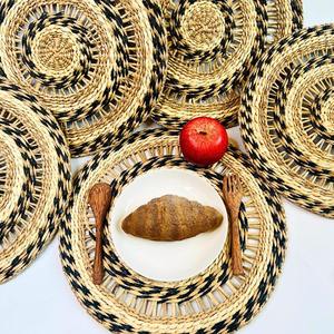 Set de table en jonc de mer naturel tressé à la main, style rustique, pour la cuisine, vente en gros, cadeau de Noël et de Nouvel An - Product Image 5