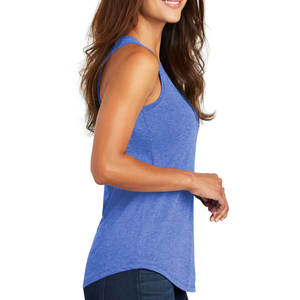 เสื้อกล้ามสตรีคอกลมสีฟ้าเข้มระบายอากาศได้ดี - Product Image 3