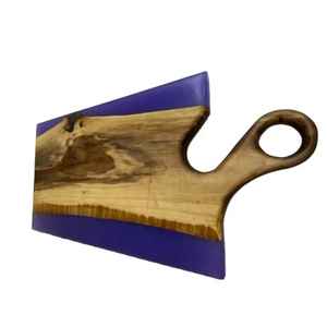 Planche à découper en bois d'acacia Planche à découper pour viande et fruits Couverts personnalisés pour légumes et fromage Vaisselle Planche à découper domestique - Product Image 6