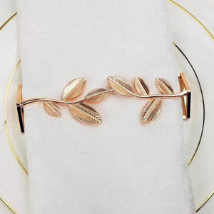 Superior Quality Dinner <b>Parties</b> <b>Tableware</b> <b>Decoration</b> Nappy Holder Brass Metal Napkin Ring Holder Affordable Price Napkin Ring - Product Image 1