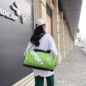 Bolsa de Deporte de Nailon Colorida con Logotipo Personalizado, Bolsa de Viaje Impermeable con Compartimento para Zapatos, Bolsa de Gimnasio para Deportes al Aire Libre - Product Image 6