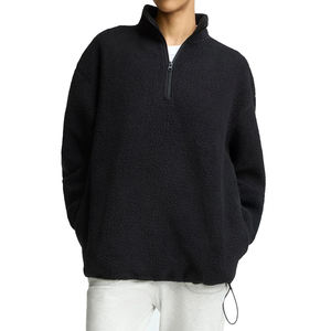 Pull à capuche zippé 1/2 en polaire premium pour homme et femme, doux, chaud, décontracté, pour l'extérieur - Product Image 6