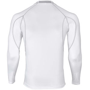 OEM Compression MMA Rash Guard Quick Dry Long Sleeve Fitness Gear pour hommes Confortable et anti-UV UPF50 Direct Factory Supply - Product Image 4