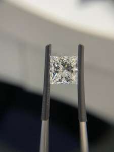 100% เพชรธรรมชาติสี G-H สีขาวขนาด2มม.-2.50มม. เจ้าหญิงทรงสี่เหลี่ยมสอบเทียบ10ตัวชี้ผลิตภัณฑ์100% ของแท้ - Product Image 4