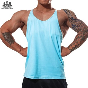 Camiseta sin Mangas Deportiva Informal de Punto Transpirable Personalizada OEM para Hombre, 100% Algodón, de Alta Calidad y Secado Rápido - Product Image 2