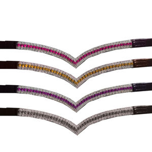 Fabricante de Diademas de Cuero para Caballo con Cristales Brillantes en Forma de Corona, Personalizadas con Diamantes Premium - Product Image 6