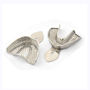 Bandeja de impresión de color sólido al por mayor con etiqueta privada, bandeja de impresión dental de material de calidad de acero inoxidable, soporte de aguja - Product Image 5