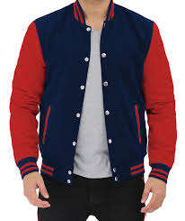 Venta al por mayor 100% chaqueta de lana Varsity para hombres y mujeres de alta calidad con diseño regular transpirable hecho de seda patrón sólido tarifas baratas - Product Image 4