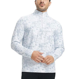 Chaqueta Deportiva Sublimada con Media Cremallera para Hombre, Ajuste Cómodo, Chaqueta Sublimada con Media Cremallera para Gimnasio y Correr - Product Image 2