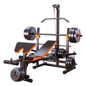 Adjustable <b>Weight</b> <b>Bench</b> Press Rack Multi Functional Strength Training <b>Bench</b> for Home Gym - Product Image 1
