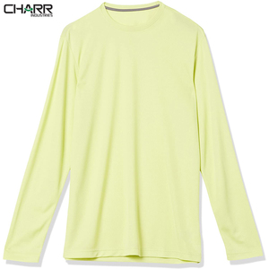 La última camiseta de manga larga ajustada para gimnasio para hombre, ropa deportiva informal con estampado de logotipo personalizado, patrón sólido - Product Image 6