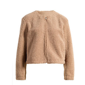 Service OEM Veste Sherpa d'hiver de haute qualité pour femmes Col montant léger Fermeture éclair complète Respirant Chaud Toutes les tailles disponibles - Product Image 5