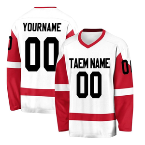 Camiseta de hockey sobre hielo personalizable para hombre, uniforme deportivo de entrenamiento de fábrica con bordado de nuevo diseño para entrenamiento de hockey - Product Image 5