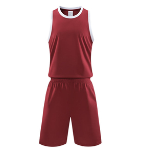 Uniforme de basket-ball brodé personnalisé de haute qualité ensemble unisexe pour adultes respirant grande taille logo imprimé pas cher en gros - Product Image 5