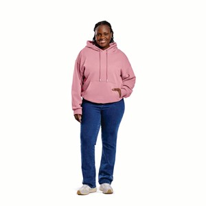 2023 Logo personnalisé femmes sweat à capuche surdimensionné haute qualité Zip imprimé coton confortable manches longues hiver polaire conception - Product Image 4