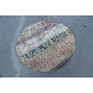 พรมสีฟ้าสไตล์โบฮีเมียนสไตล์วินเทจขนาด4.2 x 4.2ft กิโลกรัมตัวต่อขนาดใหญ่ทรงสี่เหลี่ยมผืนผ้าดีไซน์ขนแกะสำหรับห้องโถงห้อง - Product Image 2