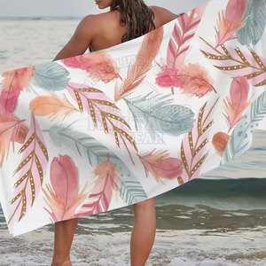 Toalla de Playa de Lujo Ligera, Toalla de Playa de Microfibra al por Mayor con Estampado Personalizado en Venta 2026 - Product Image 5