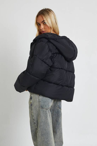 Chaqueta Corta Acolchada Holgada Personalizada para Mujer, para Invierno, Tejido de Poliéster, Estándar, 1 Pieza - Product Image 5